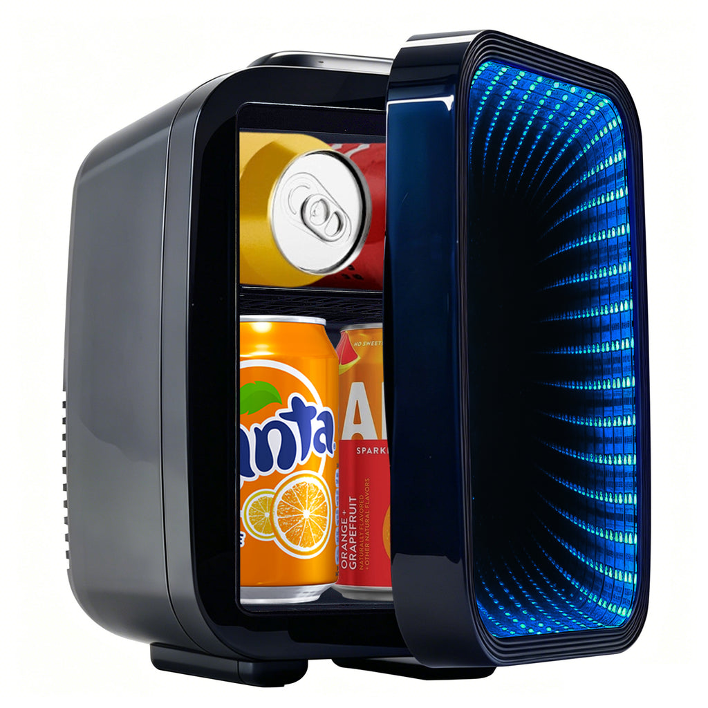 Enventor Mini Fridge with RGB Colorful Display 4L/ 6 Cans