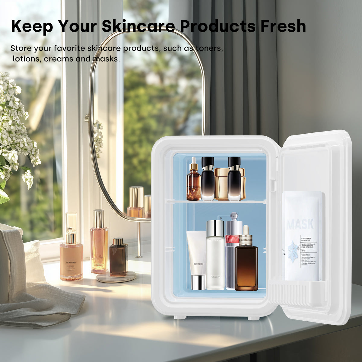 Enventor Mini Fridge 10L with Digital Display