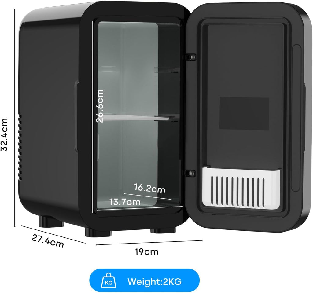 Enventor Mini Fridge with Cooling and Warming, 6L/8Can