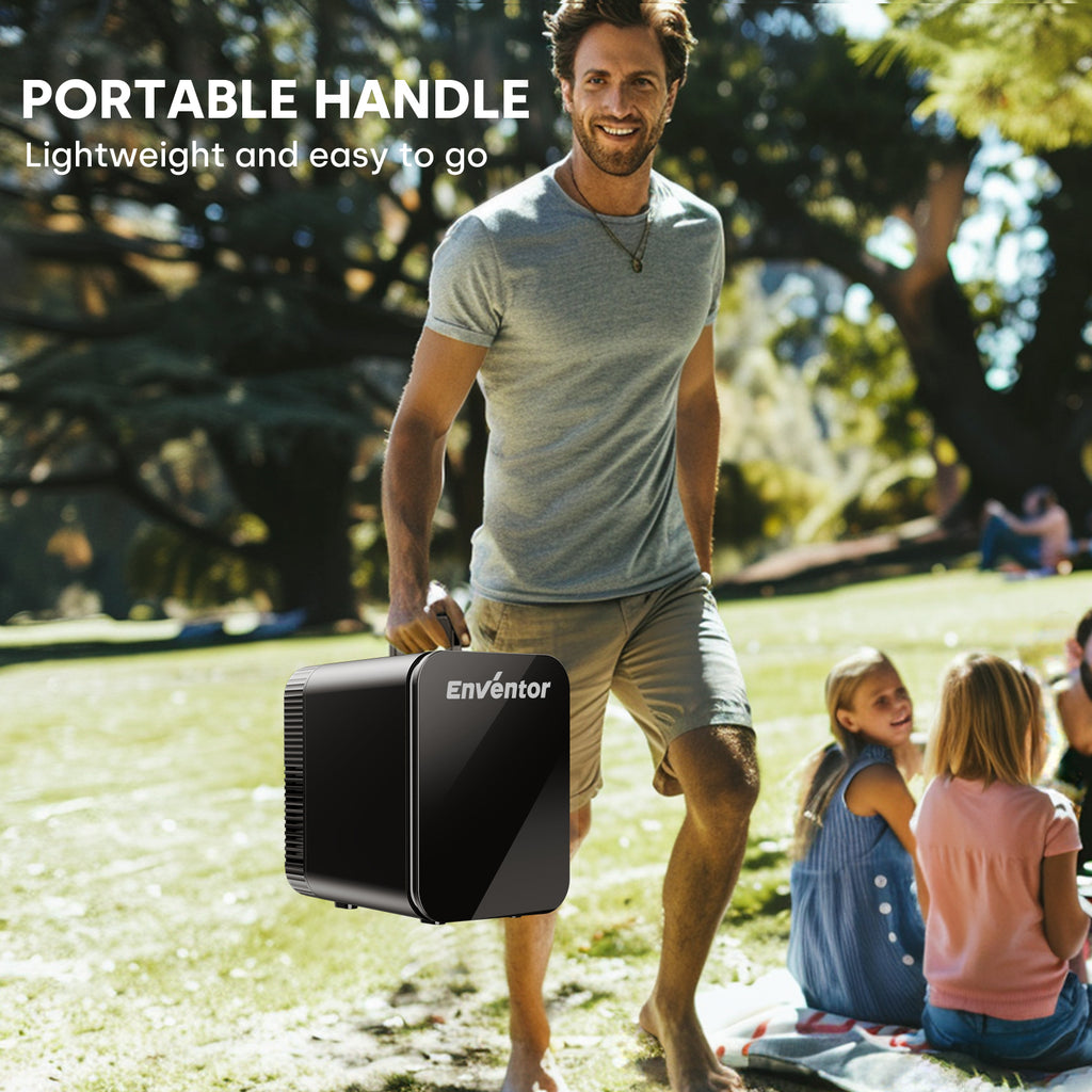 Enventor Compact Mini Fridge 4L/ 6 Cans