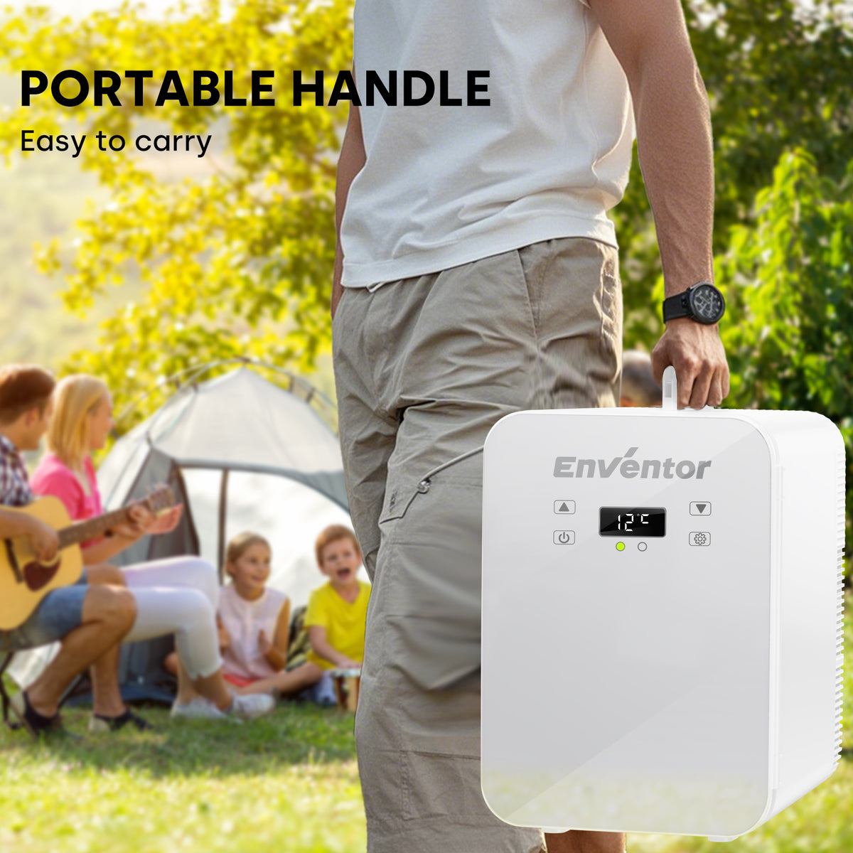 Enventor Mini Fridge 10L with Digital Display