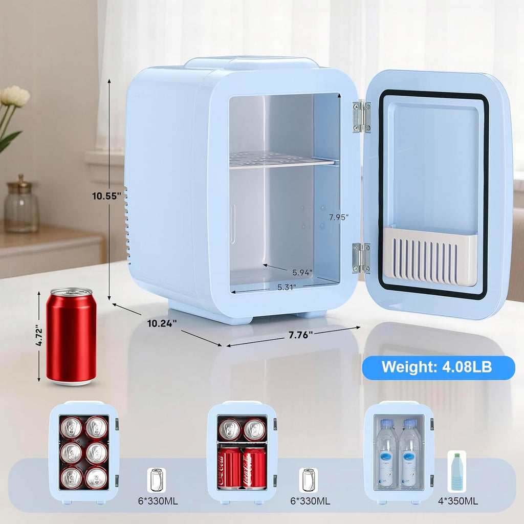 Enventor Mini Fridge Cooling-Only 4L/6 Cans